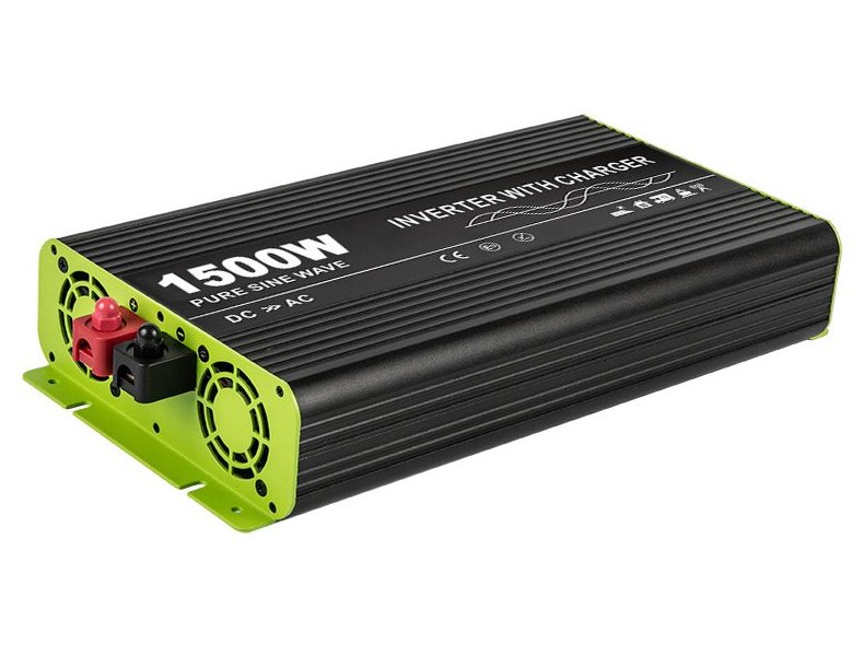 KOSUNPOWER UPS záložní zdroj s externí baterií 1500W, baterie 24V / AC230V čistý sinus