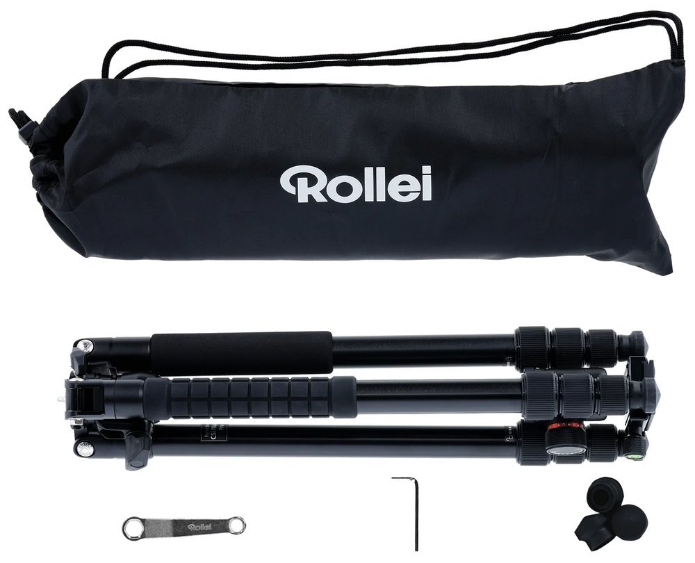 Rollei Stativ C5i Makro Pro / 22959/ Zátěž 8kg/ Vytažený 159 cm/ Hliník/ Černý