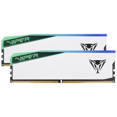 PATRIOT VIPER ELITE 5 WHITE RGB 64GB DDR5 6200MHz / DIMM / CL42 / Kit 2x 32GB