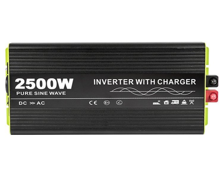 KOSUNPOWER UPS záložní zdroj s externí baterií 2500W, baterie 24V / AC230V čistý sinus