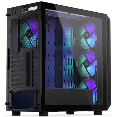 Endorfy skříň Arx 700 ARGB / ATX / 4x 140 ARGB fan (až 8 fans) / 2x USB / USB-C / mesh p. / tvrzené sklo / černá