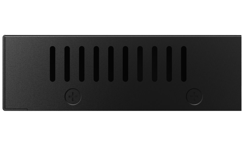 STRONG switch SW8000M/ 8x port Gigabit RJ45/ 10/100/1000 Mb/s/ 16 Gb/s/ 802.3i/u/ab/x/az/ kovové šasi/ černý