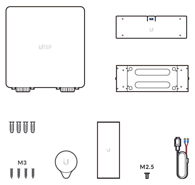 Ubiquiti UISP Power - Systém napájení pro UISP, 1× RJ-45, Li-Ion záložní baterie