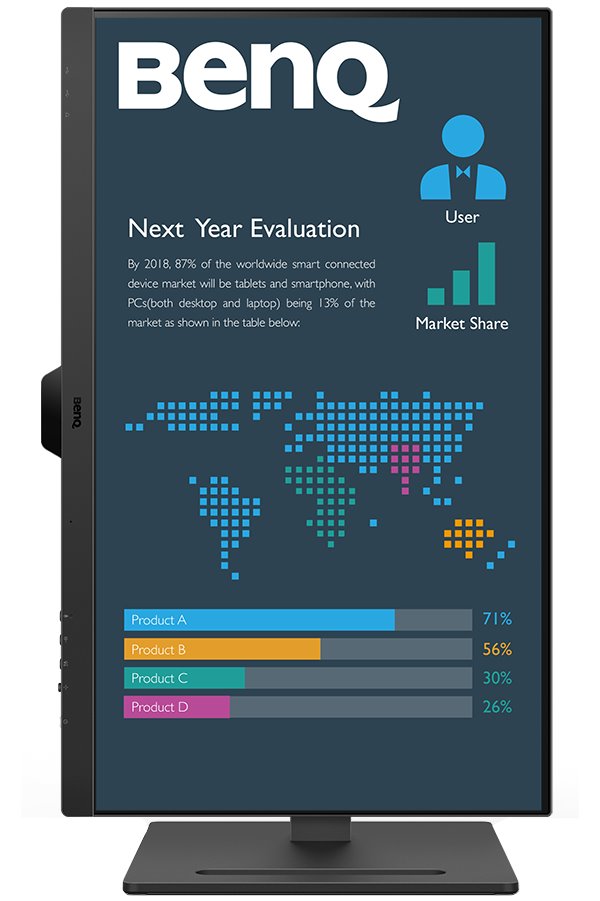BENQ 27" LED BL2790QT/ 2560x1440/ IPS panel/ 1000:1/ 5ms/ HDMI/ DP/ 2xUSB-C/ 3x USB/ Pivot/ audio/ černý