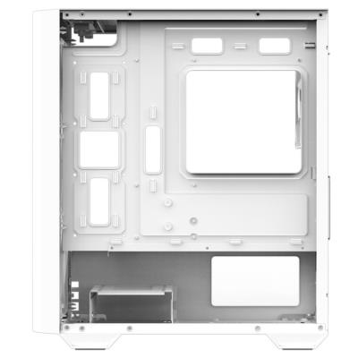 Zalman skříň M4 White / miniT / 4x 120mm ARBG fan / 2xUSB 3.0 / 1xUSB 2.0 / tvrzené sklo / bílá