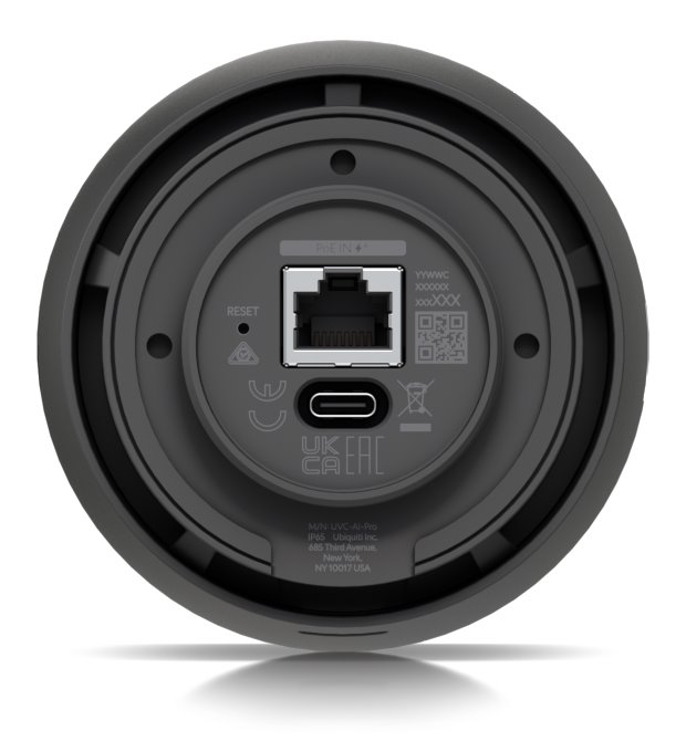 Ubiquiti AI Professional - kamera, 8Mpx rozlišení, 30 fps, IR LED, 3x zoom, obousměrné audio, IP65, PoE, černá