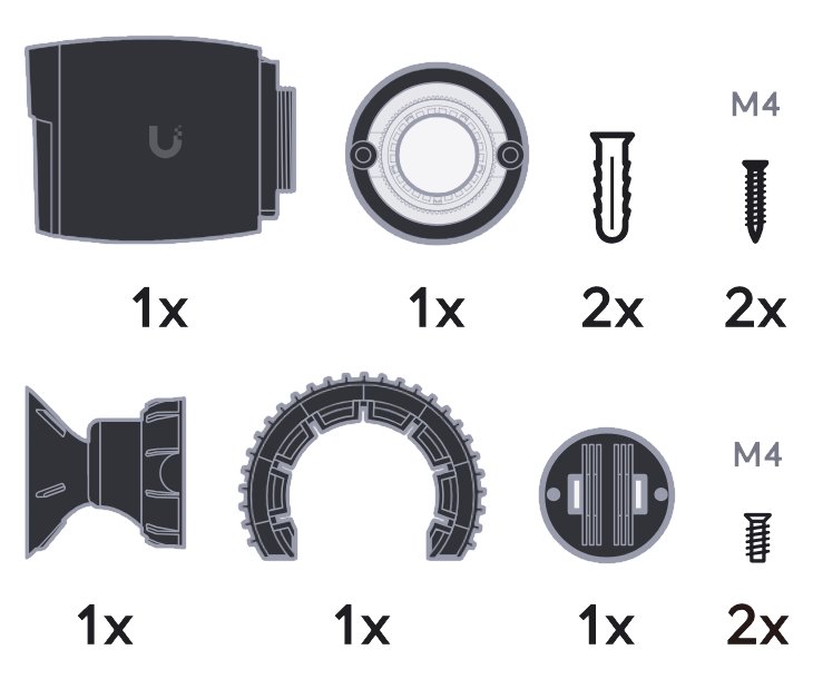 Ubiquiti AI Professional - kamera, 8Mpx rozlišení, 30 fps, IR LED, 3x zoom, obousměrné audio, IP65, PoE, černá
