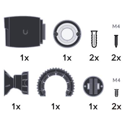 Ubiquiti AI Professional - kamera, 8Mpx rozlišení, 30 fps, IR LED, 3x zoom, obousměrné audio, IP65, PoE, černá