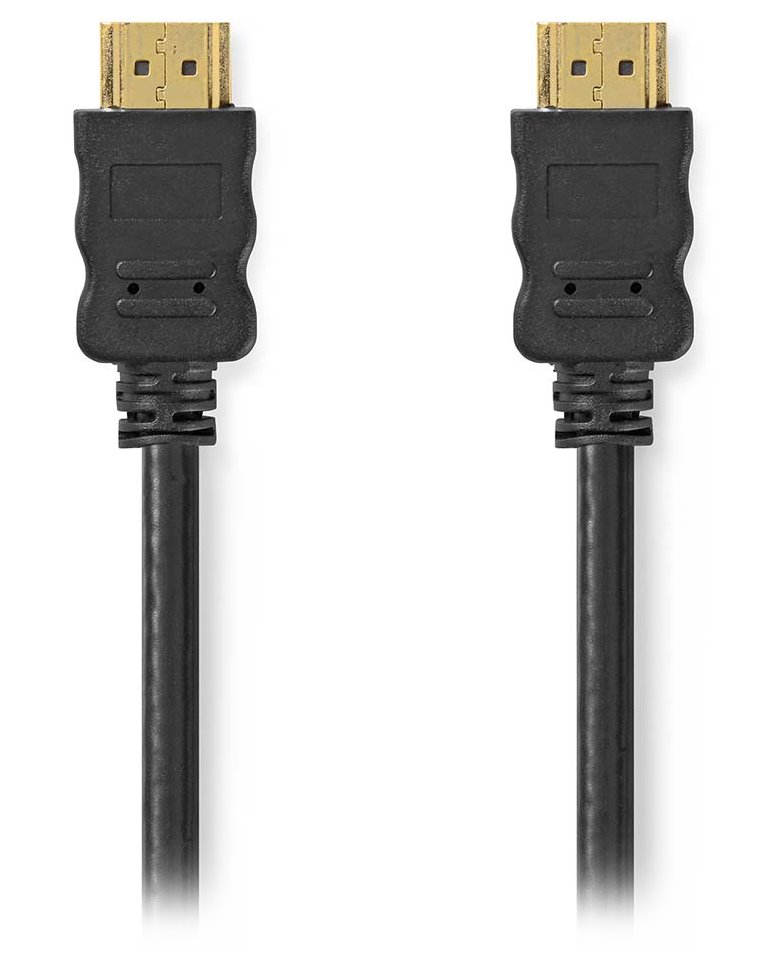 NEDIS High Speed HDMI 1.4 kabel s ethernetem/ 4K@30Hz/ zlacené konektory HDMI-HDMI/ černý/ bulk/ 7,5m