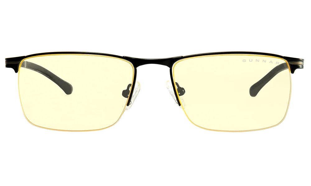 GUNNAR kancelářske/herní brýle MARIN ONYX * jantarová skla * BLF 65 * GUNNAR focus