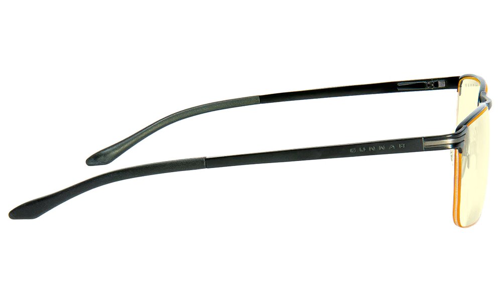 GUNNAR kancelářske/herní brýle MARIN ONYX * jantarová skla * BLF 65 * GUNNAR focus