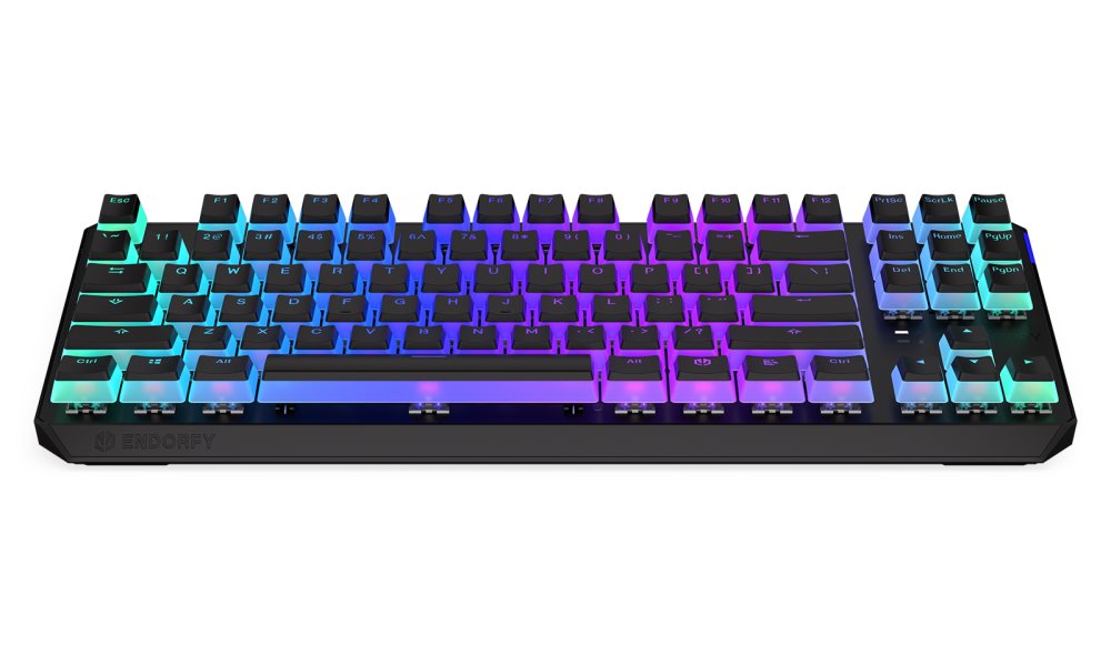 Endorfy herní klávesnice Thock TKL Wireless Red Pudding / RGB / red sw. / bezdrátová / mechanická / US layout / černá