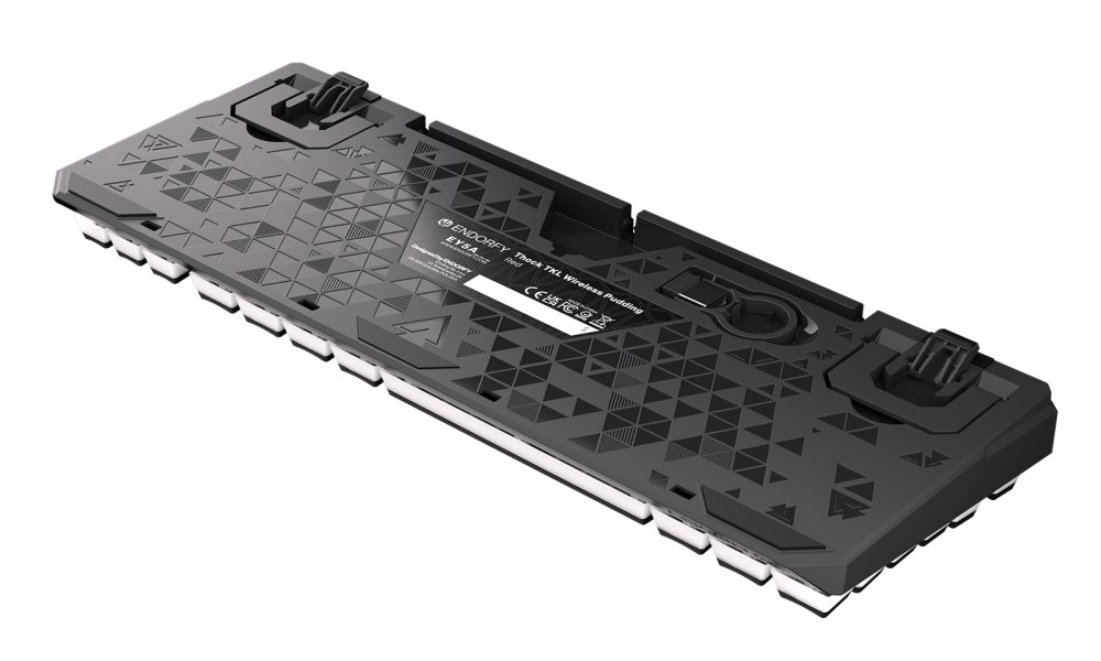 Endorfy herní klávesnice Thock TKL Wireless Red Pudding / RGB / red sw. / bezdrátová / mechanická / US layout / černá