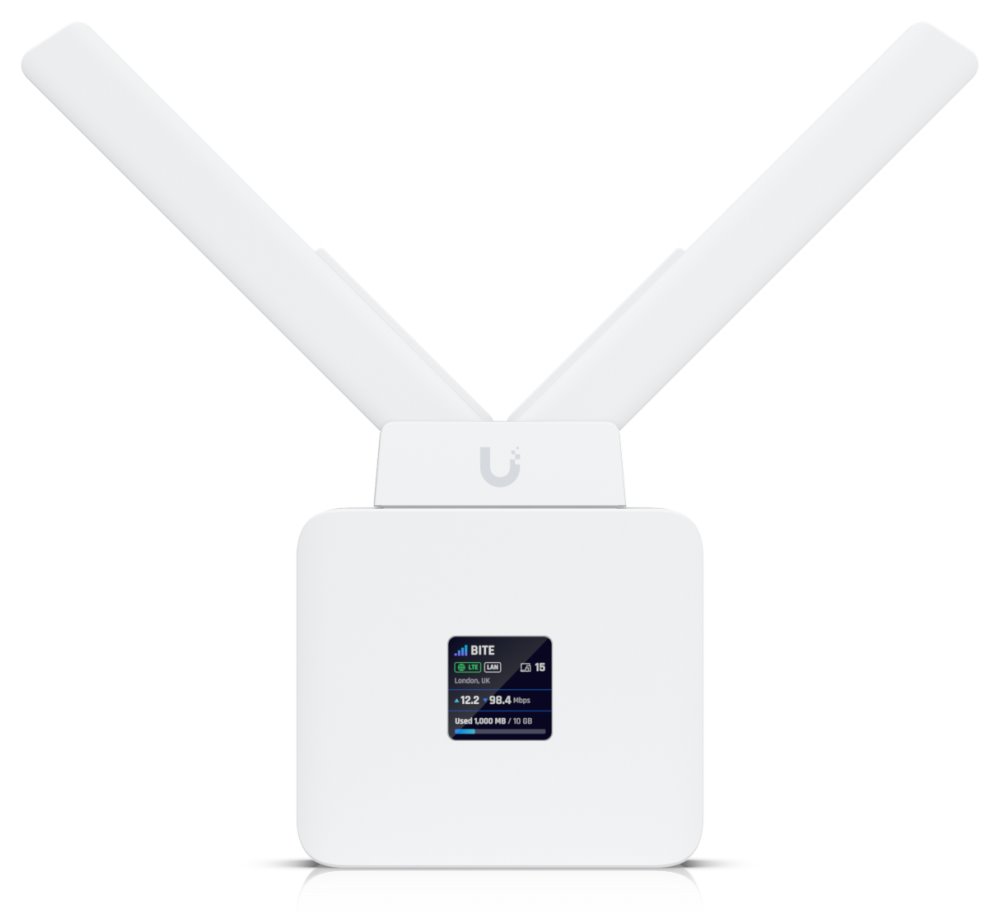 Ubiquiti Mobile Router - LTE router, Wi-Fi 2,4 GHz, krytí IP66, GPS, PoE In, PoE Out, 802.3af/at