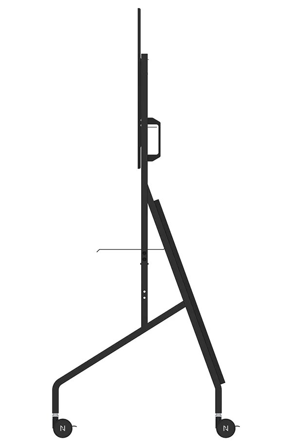 Neomounts FL50-525BL1 /Držák displeje/vozík/55-86"/4 kolečka/VESA 900X600/nosn. 76kg/nast.výšky/černý