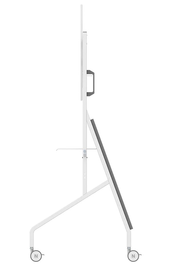Neomounts FL50-525WH1 /Držák displeje/vozík/55-86"/4 kolečka/VESA 900X600/nosn. 76kg/nast.výšky/bílý