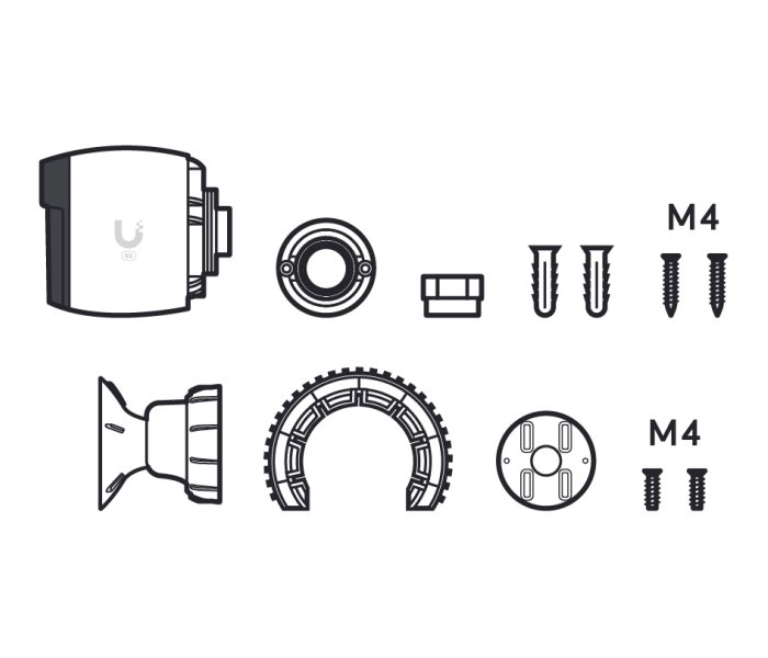 ROZBALENÉ - Ubiquiti G5 Professional - kamera, 8Mpx rozlišení, 30 fps, Low-light, IR LED, 3x zoom, IP65, PoE/PoE+ (bez Po...