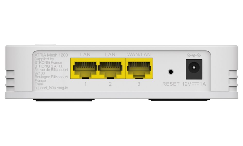 STRONG sada 3 ATRIA Wi-Fi Mesh Home TRIO PACK 1200/ Wi-Fi 802.11a/b/g/n/ac/ 1200 Mbit/s/ 2,4GHz a 5GHz/ 3x LAN/ bílý