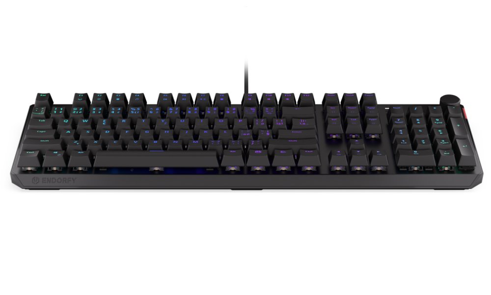 Endorfy herní klávesnice Thock Red / red sw. / drátová / mechanická / CZ / SK layout / černá RGB