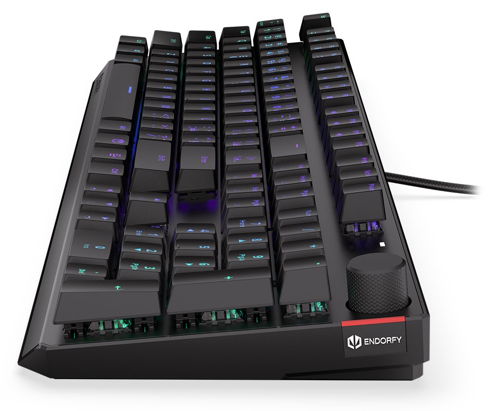 Endorfy herní klávesnice Thock Red / red sw. / drátová / mechanická / CZ / SK layout / černá RGB