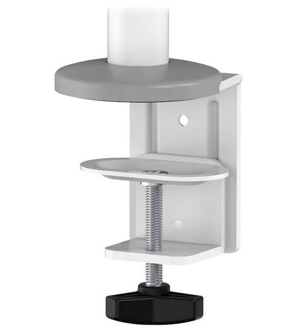 Neomounts DS60-425WH1 /Držák displeje/na stůl/17-27"/svorka+průchodka/3čepy/VESA 100X100/nosn.8kg/1 displej/bílý