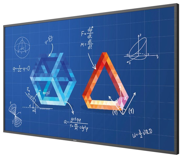 PHILIPS displej 75" 75BDL3652T/00/ T-Line/ IPS/ 4K UHD/20 bodů/ 9ms/ 500 000:1/ HDMI, DVI,DP, RS232, RJ45, USB