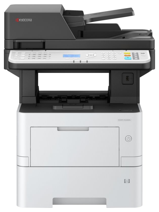 Kyocera ECOSYS MA4500fx/ A4 MFP černobílá/ čb/ 45ppm/ 1200 dpi/ duplex/ DADF/ USB/ LAN/ fax/ toner 6000str