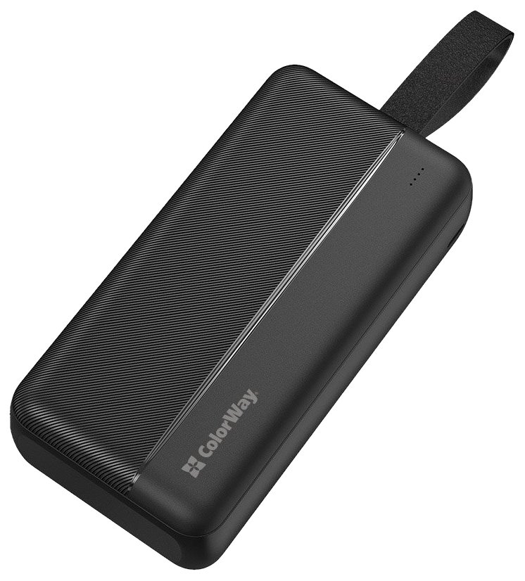 COLORWAY powerbanka/ 30 000mAh/ 2x USB QC3.0/ USB-C Power Delivery 22,5W/ Micro-USB/ Černá