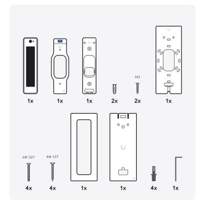 Ubiquiti UniFi Access Reader G2 Professional - Přístupová NFC čtečka s kamerou, dotykový displej, krytí IP55, PoE