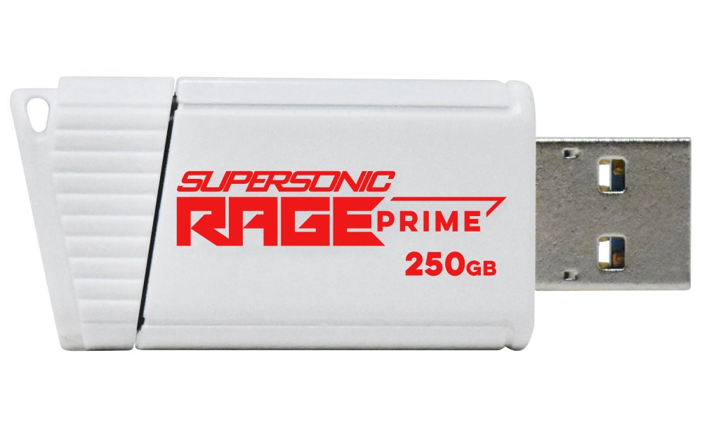 PATRIOT Supersonic Rage Prime / 250GB / USB 3.2 Gen 2 / bílá