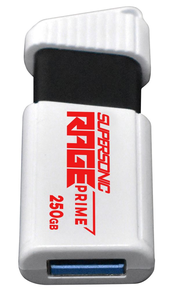 PATRIOT Supersonic Rage Prime / 250GB / USB 3.2 Gen 2 / bílá