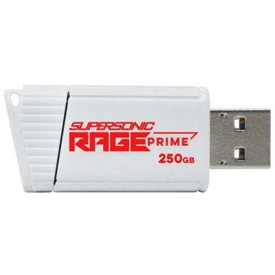 PATRIOT Supersonic Rage Prime / 250GB / USB 3.2 Gen 2 / bílá