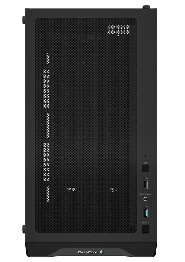 DEEPCOOL skříň CC360 ARGB / MiniITX / 3x120 ARGB fan / USB 2.0 / USB 3.0 / tvrzené sklo / černá