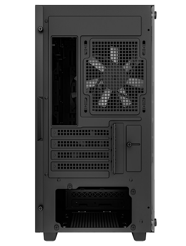 DEEPCOOL skříň CC360 ARGB / MiniITX / 3x120 ARGB fan / USB 2.0 / USB 3.0 / tvrzené sklo / černá