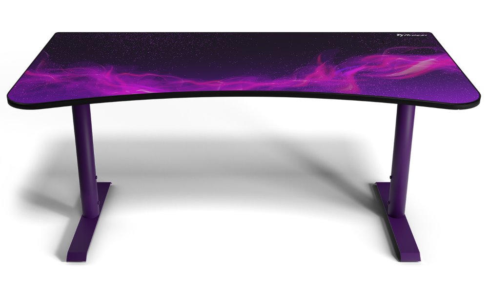 AROZZI herní stůl ARENA Gaming Desk Deep Purple Galaxy