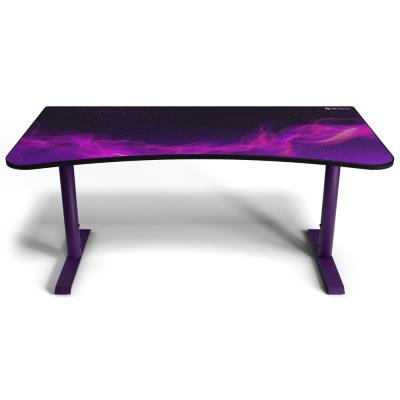 AROZZI herní stůl ARENA Gaming Desk Deep Purple Galaxy