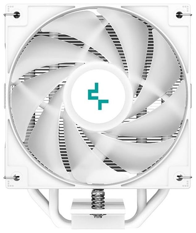 DEEPCOOL chladič AG400 ARGB / 120mm fan ARGB / 4x heatpipes / PWM / pro Intel i AMD / bílý