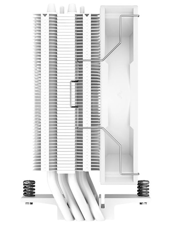 DEEPCOOL chladič AG400 ARGB / 120mm fan ARGB / 4x heatpipes / PWM / pro Intel i AMD / bílý