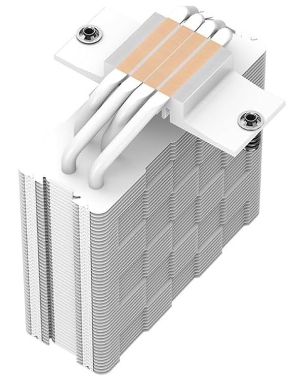 DEEPCOOL chladič AG400 ARGB / 120mm fan ARGB / 4x heatpipes / PWM / pro Intel i AMD / bílý