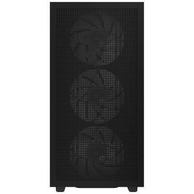 DEEPCOOL skříň CH560 Digital / MidT/ 3x140 a 120mm ARGB fan / USB 3.0 / USB-C/ tvrzené sklo / digitální displej / černá