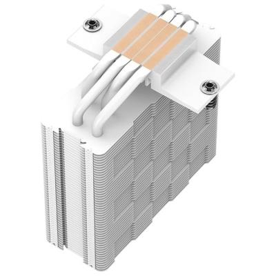 DEEPCOOL chladič AG400 ARGB / 120mm fan ARGB / 4x heatpipes / PWM / pro Intel i AMD / bílý