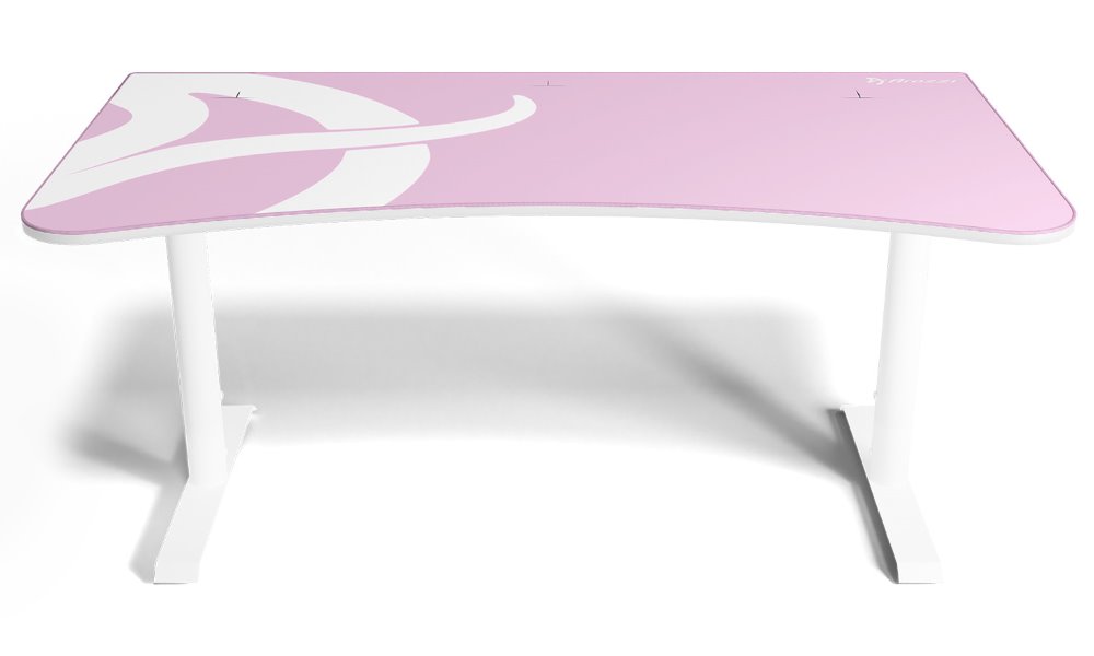 AROZZI herní stůl ARENA Gaming Desk White Pink