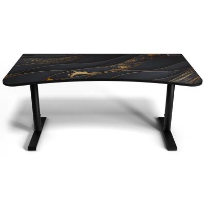 AROZZI herní stůl ARENA Gaming Desk Black Gold