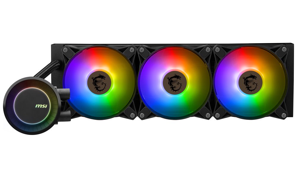 MSI vodní chladič CPU MAG CORELIQUID E360/ 3x 120mm ARGB fan/ podpora LGA1700