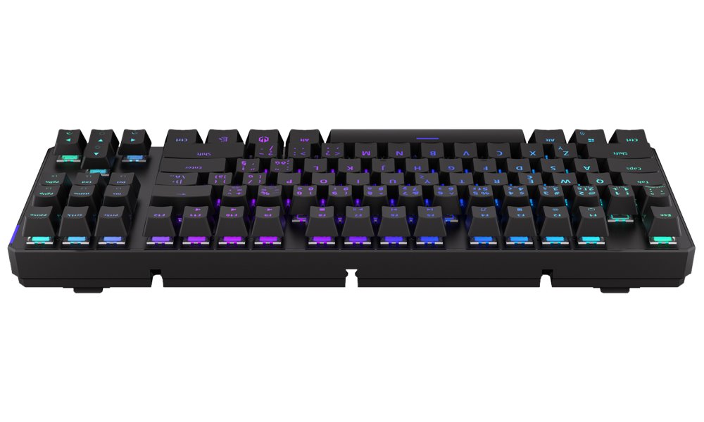 Endorfy herní klávesnice Thock TKL Wireless Red / RGB / red sw. / bezdrátová / mechanická / CZ/SK layout / černá