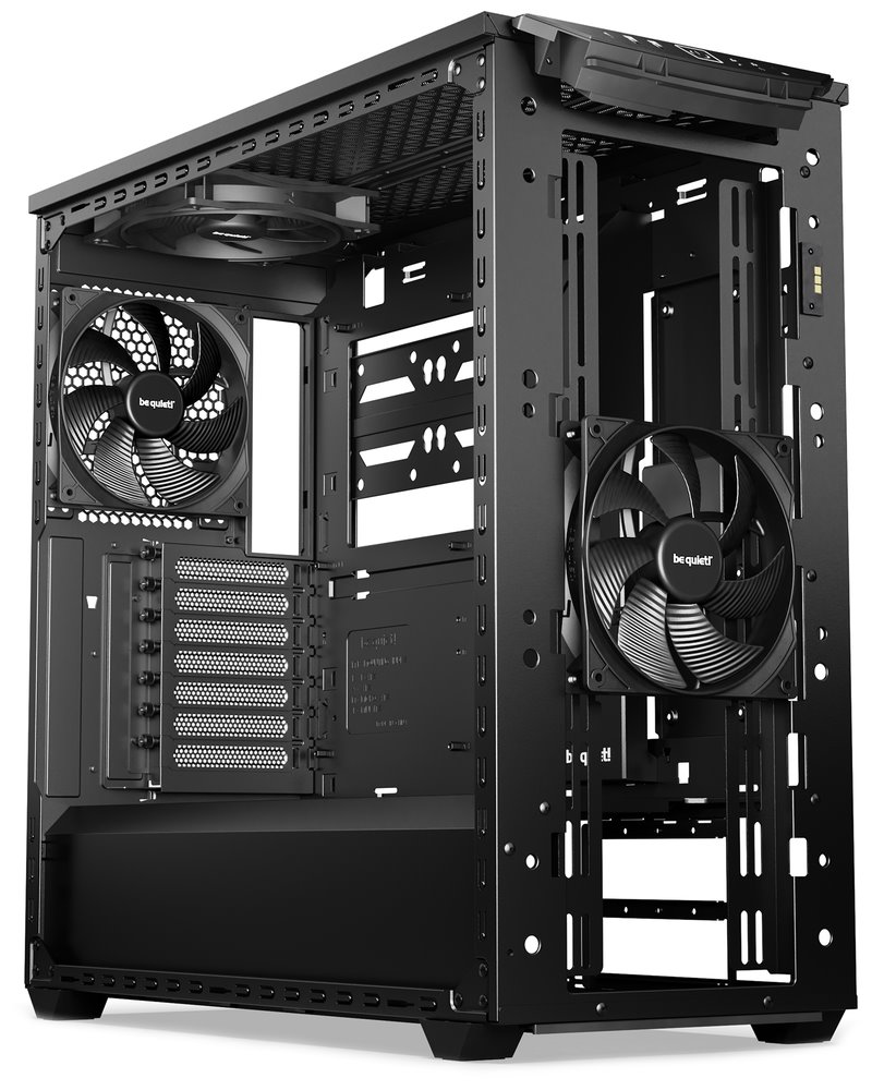 Be quiet! skříň SHADOW BASE 800 / 3x140 mm fan / USB-C / 2xUSB 3.0 / tvrzené sklo/ černá