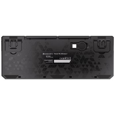 Endorfy herní klávesnice Thock TKL Wireless Red / RGB / red sw. / bezdrátová / mechanická / CZ/SK layout / černá