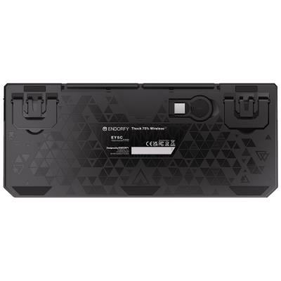 Endorfy herní klávesnice Thock 75% Wireless Black /RGB/ black sw. / bezdrátová / CZ / SK lay. / zkrácená /černá