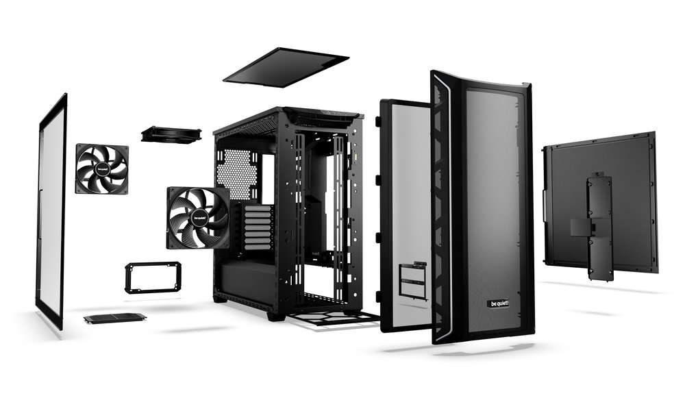 Be quiet! skříň SHADOW BASE 800DX / ARGB / 3x140mm fan / USB-C / 2xUSB 3.0 / tvrzené sklo / černá