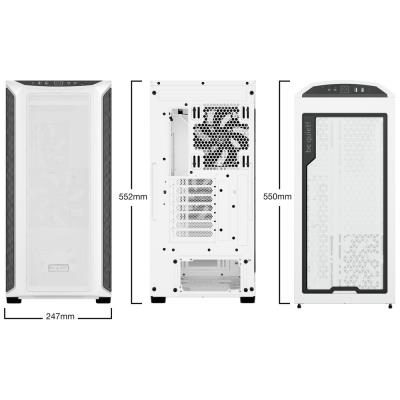 Be quiet! skříň SHADOW BASE 800DX / ARGB / 3x140mm fan / USB-C / 2xUSB 3.0 / tvrzené sklo / bílá